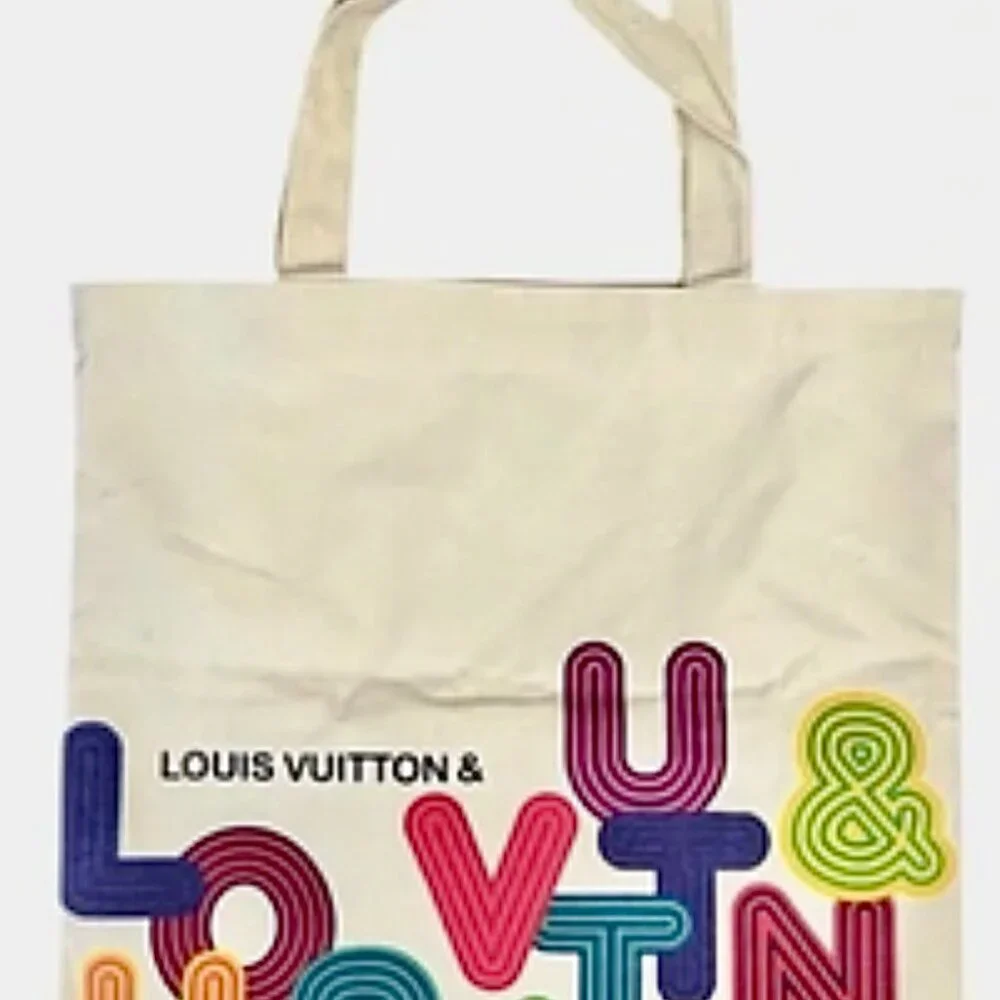 LOUIS VUITTON Novelty Eco TOTE CAVANS SHOPPING BAG exhibition 2022 Limited - Picture 3 of 6